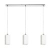 LIZ III 80 függő lámpa  opál üveg/matt nikkel 230V LED E27 3x15W