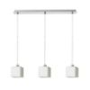 DADOS III 60 függő lámpa  opál üveg/matt nikkel 230V LED E27 3x11W