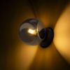 SOLARIS felületre szerelhető füstös üveg/fekete 230V LED E14 7W