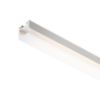 LED PROFILE D felületre szerelhető 1m  alumínium/tej akril 