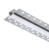 LED PROFILE B süllyesztett 1m  alumínium/tej akril 