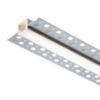 LED PROFILE B süllyesztett 1m  alumínium/tej akril 