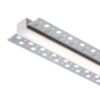LED PROFILE B süllyesztett 1m  alumínium/tej akril 