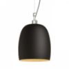 COROA NEW 28 függő lámpa fekete króm 230V LED E27 15W