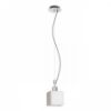 DADOS NEW függőlámpa  opál üveg/króm 230V LED E27 11W