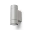 MIZZI NEW II fali lámpa ezüstszürke  230V LED GU10 2x8W IP65