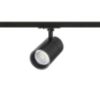 WISH 20 DIMM egyfázisú áramkörös sínre fekete  230V LED 20W 36°  3000K 4000K 5000K