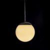 BOLLY 17 függő lámpa  opál üveg/króm 230V LED E27 11W IP44