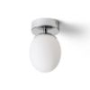 MERINGUE 11 mennyezeti lámpa opál üveg/króm 230V LED G9 9W IP44