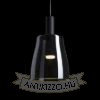 BELLINI M LED függő lámpa fekete füstös üveg 230V LED 5W 30°  3000K