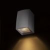 SELMA fali lámpa ezüstszürke  230V LED GU10 8W IP54