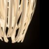 ZALA függő lámpa fehér PVC/fekete  230V LED E27 11W