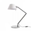 MONTANA asztali lámpa fehér/fekete króm 230V LED E27 11W