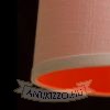 ESME 76 függő lámpa fehér/narancssárga  230V LED E27 15W