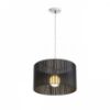 GLAMOUR 35/20 függő lámpa fekete  230V LED E27 15W