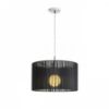 GLAMOUR 35/20 függő lámpa fekete  230V LED E27 15W