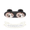 SHARM R II süllyesztett lámpa fekete réz/réz 230V LED 2x10W 24° 3000K