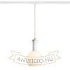 PULIRE RD egyfázisú áramkörös sínre  opál üveg/fa 230V LED E14 6W