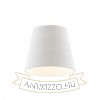 NIZZA 18/15 lámpabúra  Polycotton fehér/fehér PVC  max. 28W