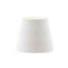 NIZZA 18/15 lámpabúra  Polycotton fehér/fehér PVC  max. 28W