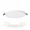 HUE R 17 DIMM süllyesztett lámpa fehér 230V LED 18W 3000K