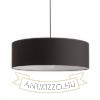 RON 60/19 lámpabúra  Polycotton fekete/fehér PVC  max. 23W