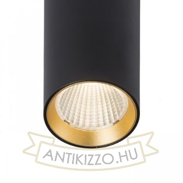 MAVRO függő lámpa fekete/aranysárga  230V LED 12W 38°  3000K