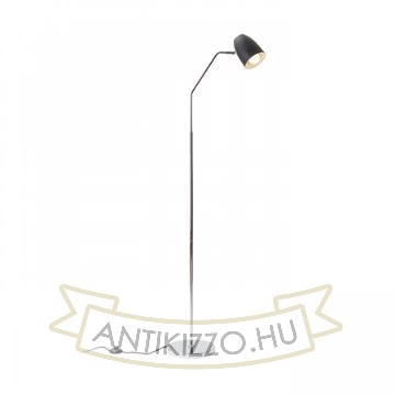 PRAGMA állólámpa fekete króm 230V LED E27 11W