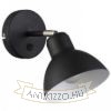 BAROQUE fali lámpa fekete króm 230V LED E27 11W