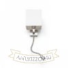 TAINA lámpabúrával fehér matt nikkel 230V LED E27 LED 15+3W 25°  3000K