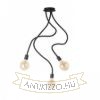 LOYD E27 III függő lámpa fekete  230V LED E27 3x15W