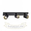 KENNY III felületre szerelhető fekete/aranysárga  230V LED GU10 3x8W