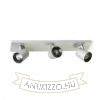 KENNY III felületre szerelhető  szálcsiszolt alumínium/fekete 230V LED GU10 3x8W