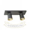 KENNY II felületre szerelhető fekete/aranysárga  230V LED GU10 2x8W