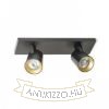 KENNY II felületre szerelhető fekete/aranysárga  230V LED GU10 2x8W