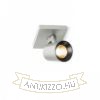 KENNY I felületre szerelhető  szálcsiszolt alumínium/fekete 230V LED GU10 8W