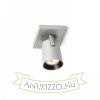 KENNY I felületre szerelhető  szálcsiszolt alumínium/fekete 230V LED GU10 8W