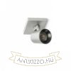 KENNY I felületre szerelhető  szálcsiszolt alumínium/fekete 230V LED GU10 8W