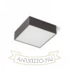 LARISA SQ 17 mennyezeti lámpa fekete  230V LED 15W  3000K