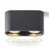 MANTOVA II mennyezeti lámpa matt fekete  230V LED GU10 2x7W