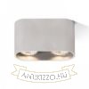 MANTOVA II mennyezeti lámpa  szálcsiszolt alumínium 230V LED GU10 2x7W
