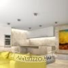 MANTOVA II mennyezeti lámpa  szálcsiszolt alumínium 230V LED GU10 2x7W