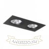 PASADENA G53 SQ II  fekete  230V LED G53 2x15W