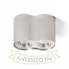MILANO II mennyezeti lámpa szálcsiszolt alumínium 230V GU10 2x35W