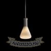 PULIRE CON függő lámpa  opál üveg/fa/króm 230V LED E14 6W