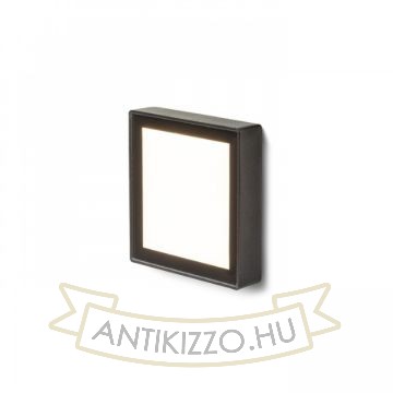 DEJAVU SQ 9 süllyesztett lámpa fekete 230V LED 3.5W IP65 3000K