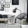 ROSITA állólámpa fekete/aranysárga  230V LED E27 11W