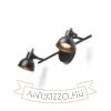 ROSITA II fali lámpa fekete/aranysárga 230V LED GU10 2x9W