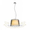 ESPLANADE függő lámpa átlátszó fekete/fehér króm 230V LED E27 15W