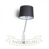 SHARP fali lámpa fekete króm 230V LED E27 15W